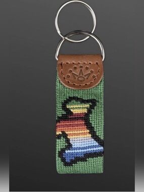 NWT SCOTTY CAMERON GALLERY Serape Dog Key Fob for Golf